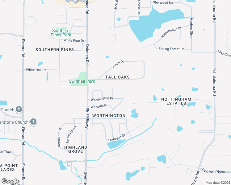 map of restaurants, bars, coffee shops, grocery stores, and more near 6218 Chester Cove in Southaven