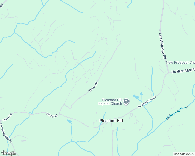 map of restaurants, bars, coffee shops, grocery stores, and more near 865 Tower Road in Mineral Bluff