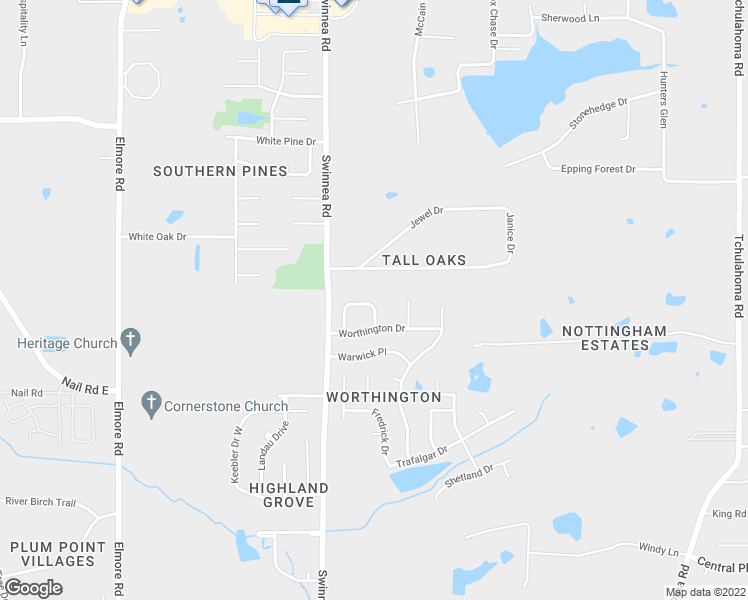 map of restaurants, bars, coffee shops, grocery stores, and more near 1116 Berkshire Circle in Southaven