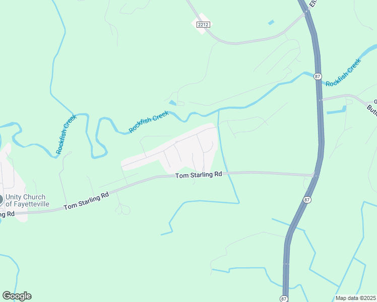 map of restaurants, bars, coffee shops, grocery stores, and more near 1919 Tom Starling Road in Fayetteville
