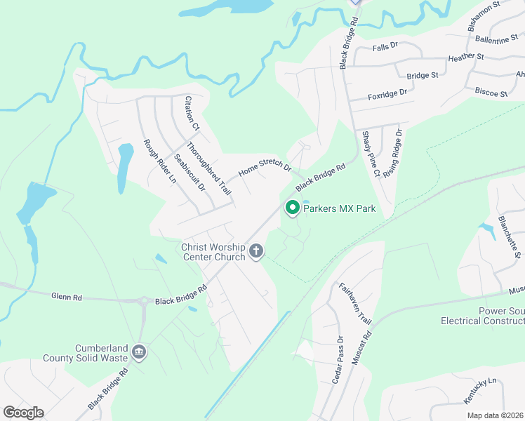 map of restaurants, bars, coffee shops, grocery stores, and more near 4386 Blacks Bridge Rd in Parkton