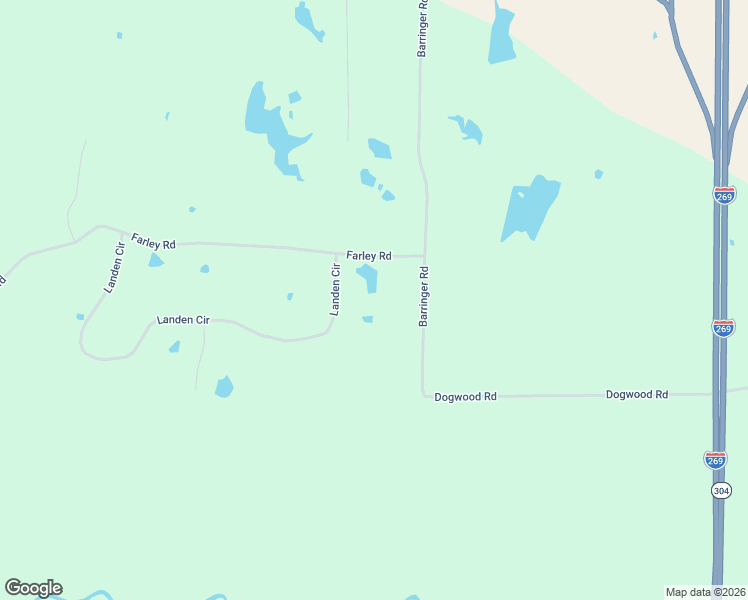 map of restaurants, bars, coffee shops, grocery stores, and more near 55 Farley Road in Byhalia