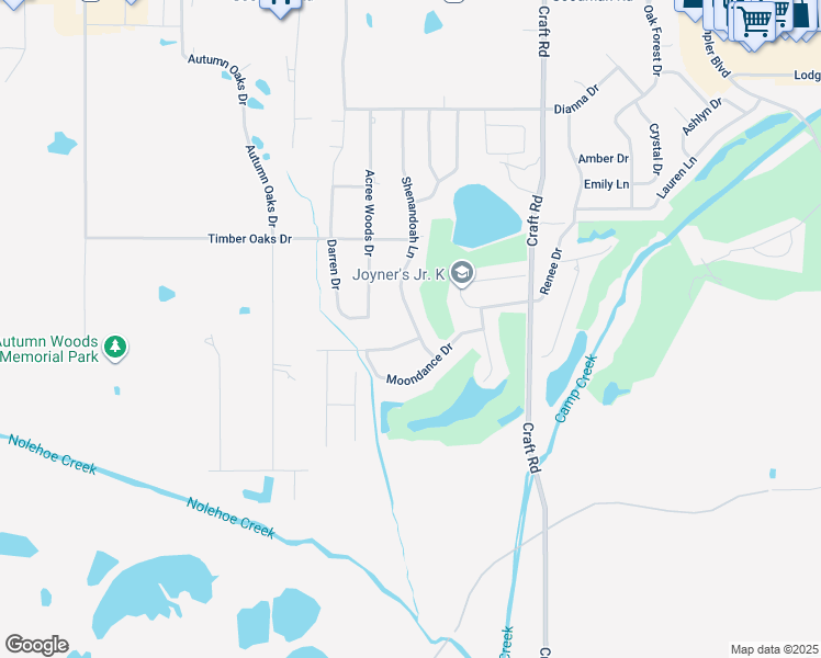 map of restaurants, bars, coffee shops, grocery stores, and more near 6359 Shenandoah Lane in Olive Branch