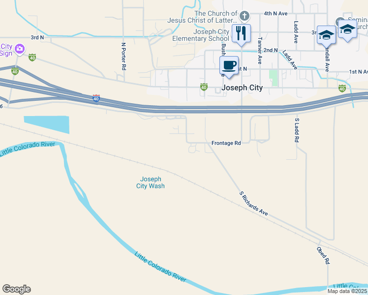 map of restaurants, bars, coffee shops, grocery stores, and more near 4493 3rd South Avenue in Holbrook
