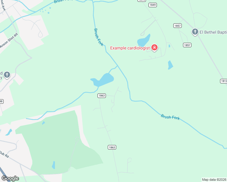 map of restaurants, bars, coffee shops, grocery stores, and more near 101 Den Road in Wadesboro