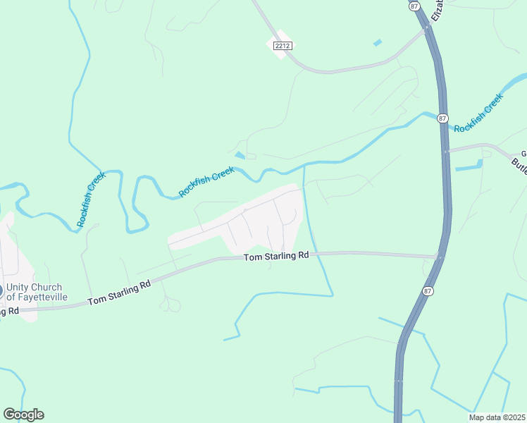 map of restaurants, bars, coffee shops, grocery stores, and more near 1944 Harrington Road in Fayetteville