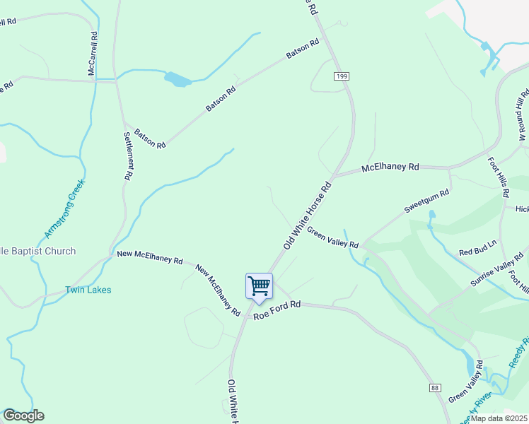 map of restaurants, bars, coffee shops, grocery stores, and more near 10447 Old White Horse Road in Travelers Rest