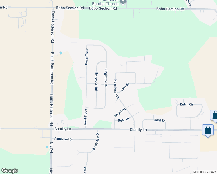 map of restaurants, bars, coffee shops, grocery stores, and more near 128 Hazelwood Drive in Hazel Green