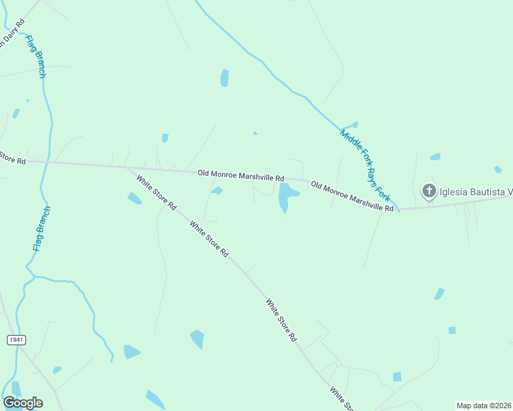map of restaurants, bars, coffee shops, grocery stores, and more near 3012 Old Monroe Marshville Road in Wingate