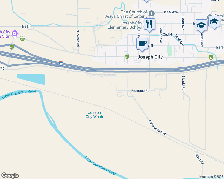 map of restaurants, bars, coffee shops, grocery stores, and more near 4493 3rd South Avenue in Holbrook
