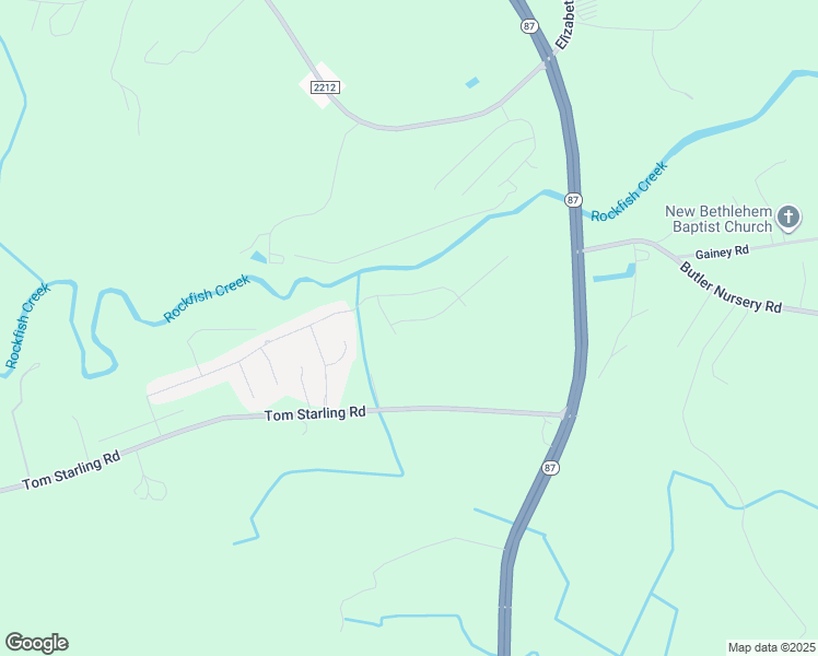 map of restaurants, bars, coffee shops, grocery stores, and more near 2112 Mannington Drive in Fayetteville