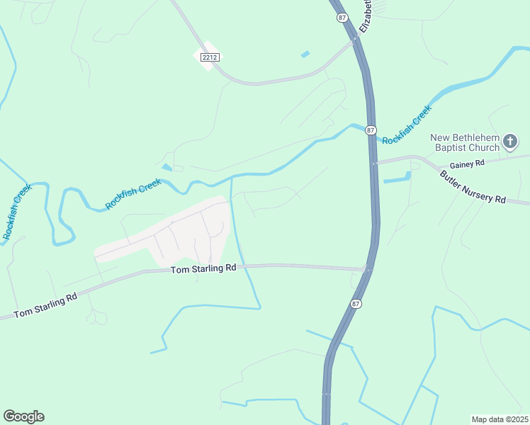map of restaurants, bars, coffee shops, grocery stores, and more near 2112 Mannington Drive in Fayetteville