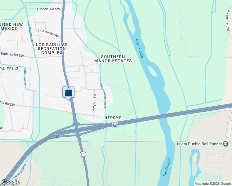 map of restaurants, bars, coffee shops, grocery stores, and more near 1713 Marcelino Road Southwest in Albuquerque