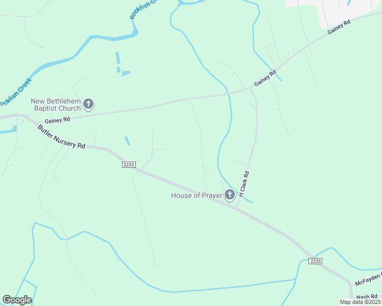 map of restaurants, bars, coffee shops, grocery stores, and more near 2886 Gainey Road in Fayetteville