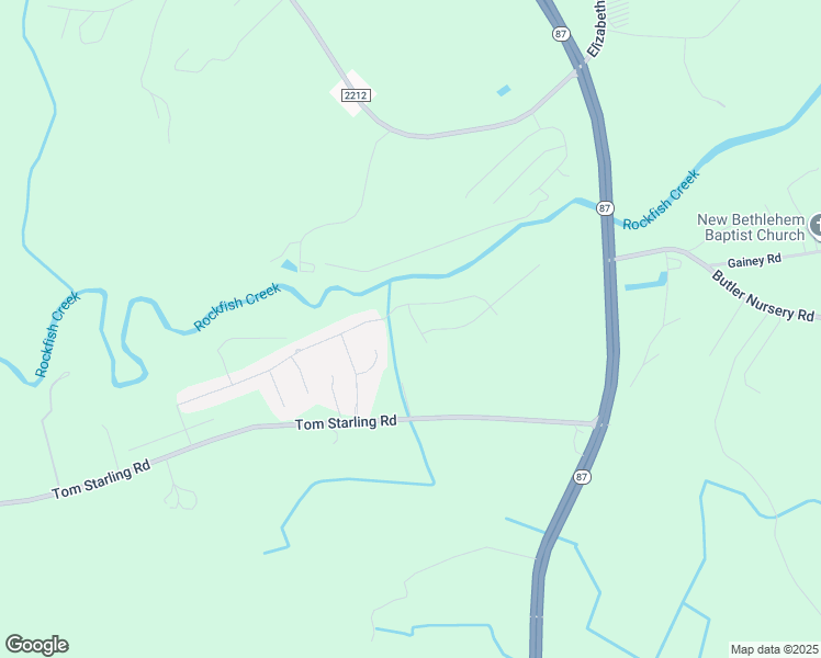 map of restaurants, bars, coffee shops, grocery stores, and more near 3116 Elgin Dr. in Fayetteville