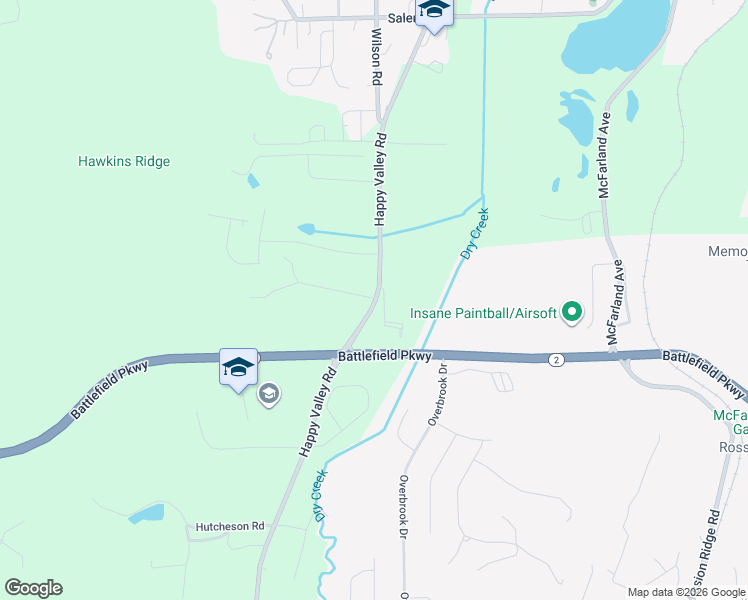 map of restaurants, bars, coffee shops, grocery stores, and more near 273 Hutcheson Drive in Rossville