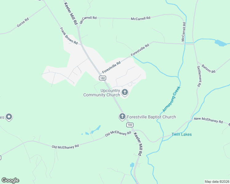 map of restaurants, bars, coffee shops, grocery stores, and more near 2600 Keeler Run Court in Travelers Rest