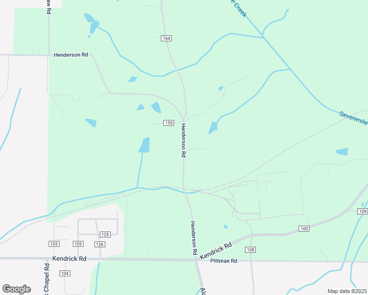 map of restaurants, bars, coffee shops, grocery stores, and more near 58 County Road 151 in Corinth