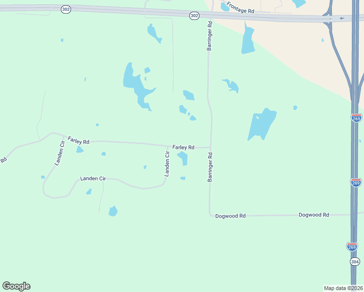 map of restaurants, bars, coffee shops, grocery stores, and more near 55 Farley Rd in Byhalia