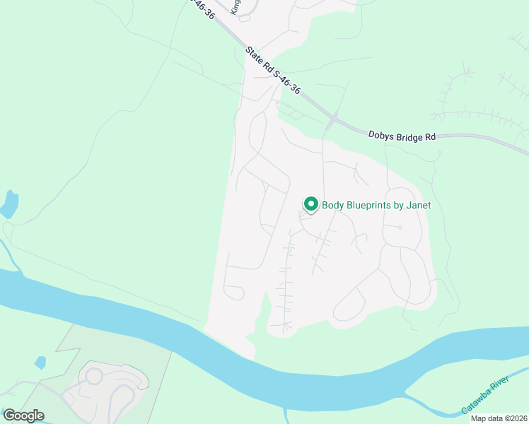 map of restaurants, bars, coffee shops, grocery stores, and more near 439 Knotgrass Drive in Fort Mill
