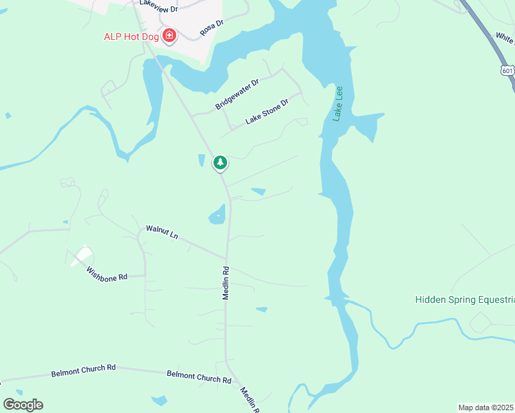 map of restaurants, bars, coffee shops, grocery stores, and more near 1817 Medlin Road in Monroe