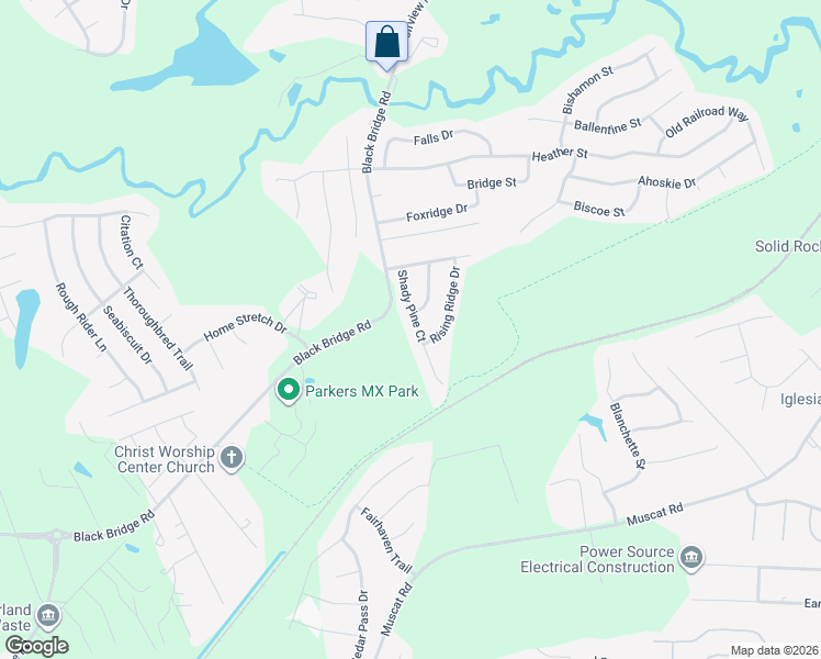 map of restaurants, bars, coffee shops, grocery stores, and more near 5532 Shady Pine Court in Hope Mills