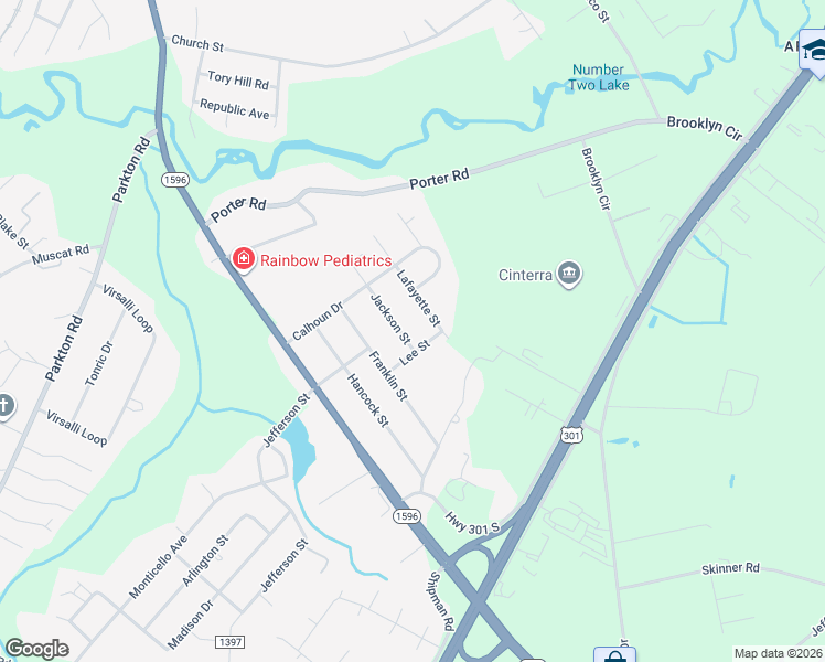 map of restaurants, bars, coffee shops, grocery stores, and more near 4301-4399 Lee Street in Hope Mills