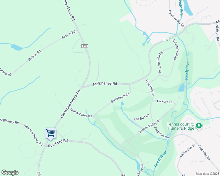 map of restaurants, bars, coffee shops, grocery stores, and more near 1002 McElhaney Road in Travelers Rest