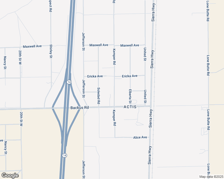 map of restaurants, bars, coffee shops, grocery stores, and more near 9129 Kemper Road in Mojave