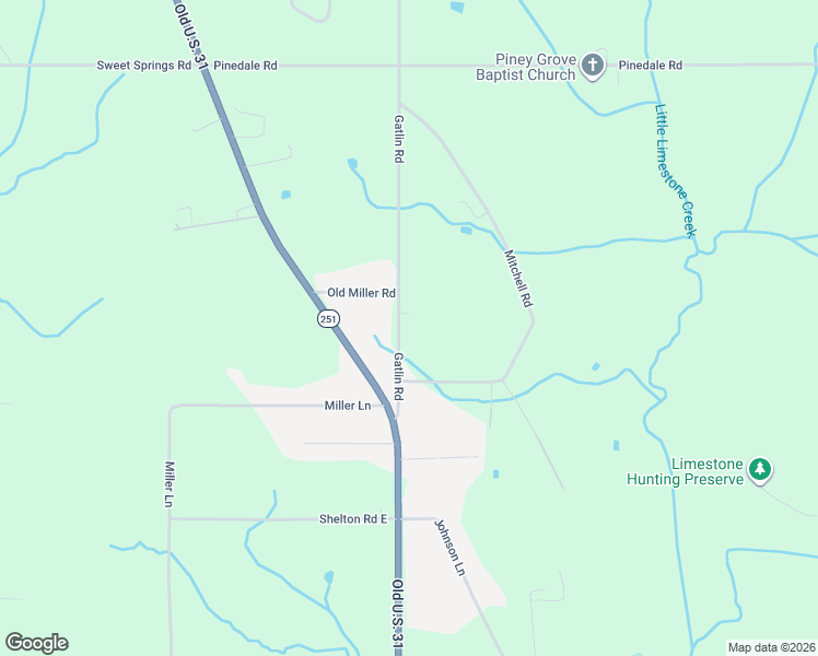 map of restaurants, bars, coffee shops, grocery stores, and more near 27480 Gatlin Road in Ardmore