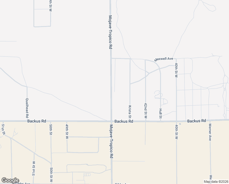 map of restaurants, bars, coffee shops, grocery stores, and more near 45th Street West in Mojave