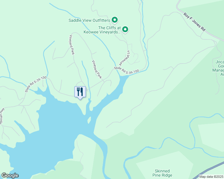 map of restaurants, bars, coffee shops, grocery stores, and more near 119 Trout Lily Lane in Sunset