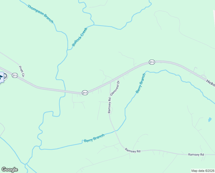 map of restaurants, bars, coffee shops, grocery stores, and more near 4695 Ramsey Road in Sharon