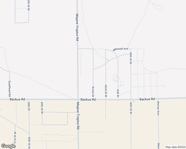 map of restaurants, bars, coffee shops, grocery stores, and more near Krista Street in Mojave