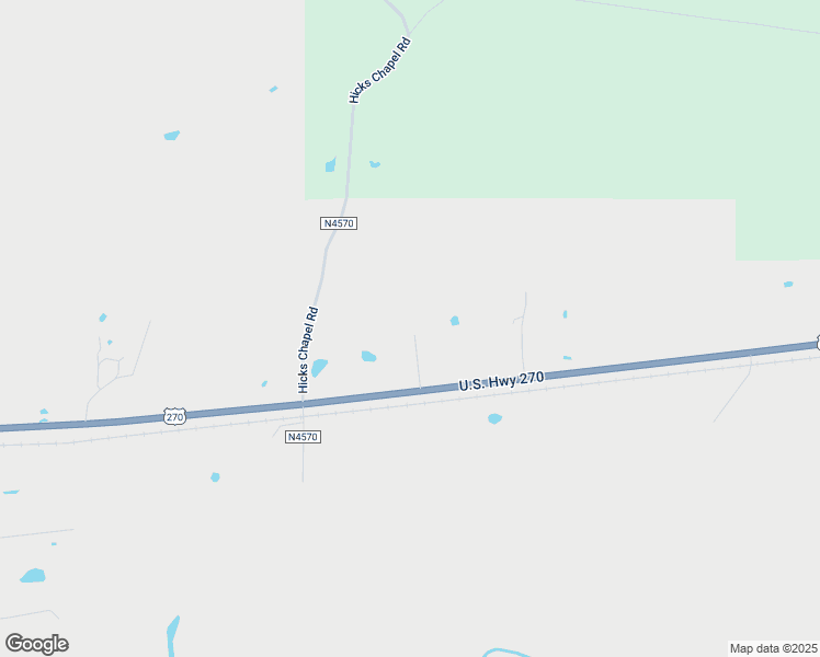 map of restaurants, bars, coffee shops, grocery stores, and more near 35740 U.S. 270 in Fanshawe