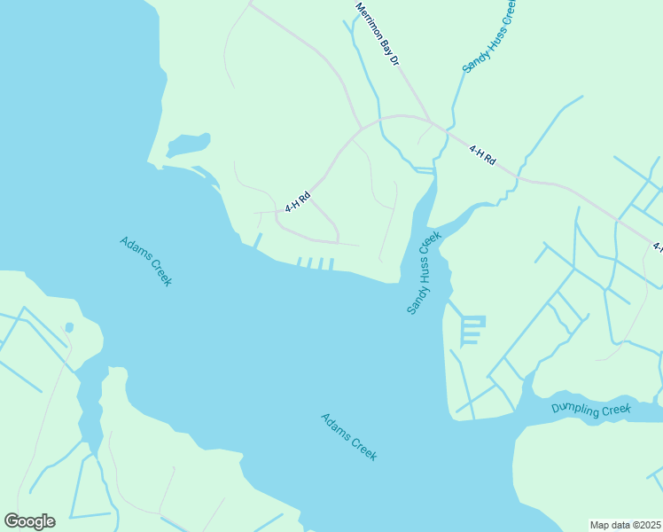 map of restaurants, bars, coffee shops, grocery stores, and more near 178 Wackena Way in Beaufort