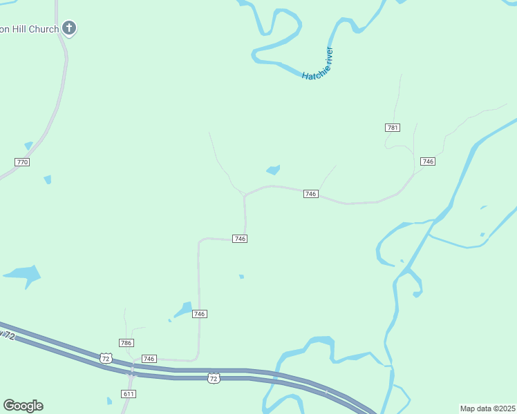 map of restaurants, bars, coffee shops, grocery stores, and more near County Road 746 in Walnut