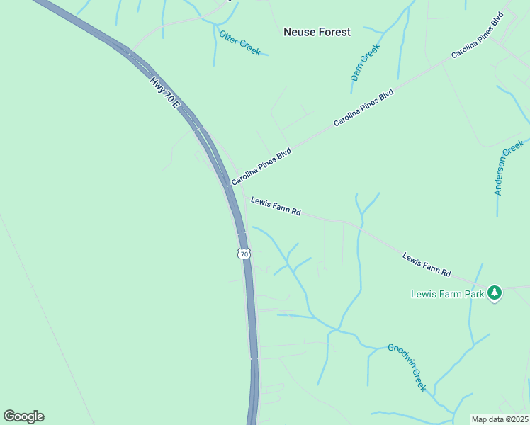 map of restaurants, bars, coffee shops, grocery stores, and more near 7080 U.S. 70 in New Bern