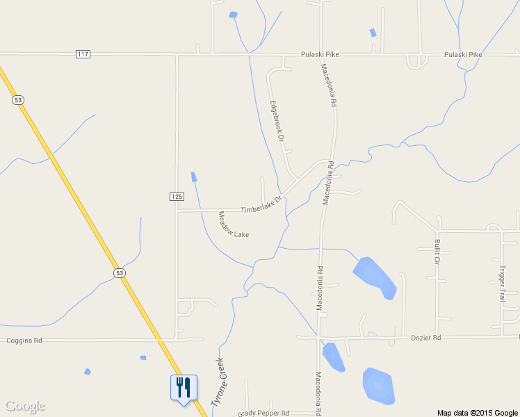 map of restaurants, bars, coffee shops, grocery stores, and more near Timberlake Drive in Ardmore