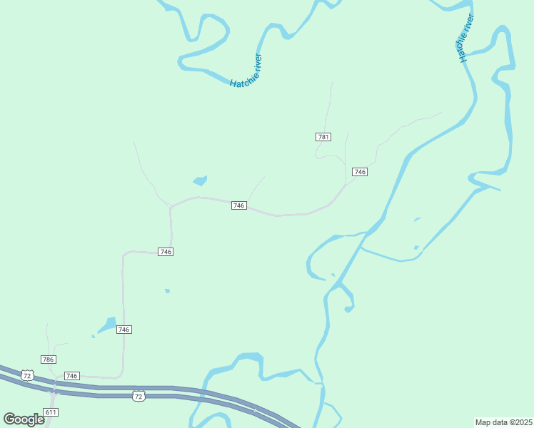 map of restaurants, bars, coffee shops, grocery stores, and more near County Road 746 in Alcorn County