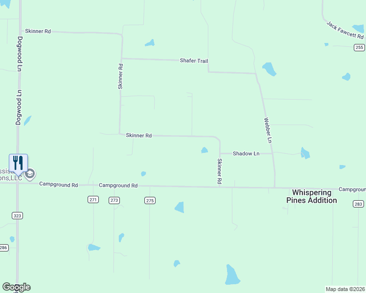 map of restaurants, bars, coffee shops, grocery stores, and more near 365 Skinner Road in Austin