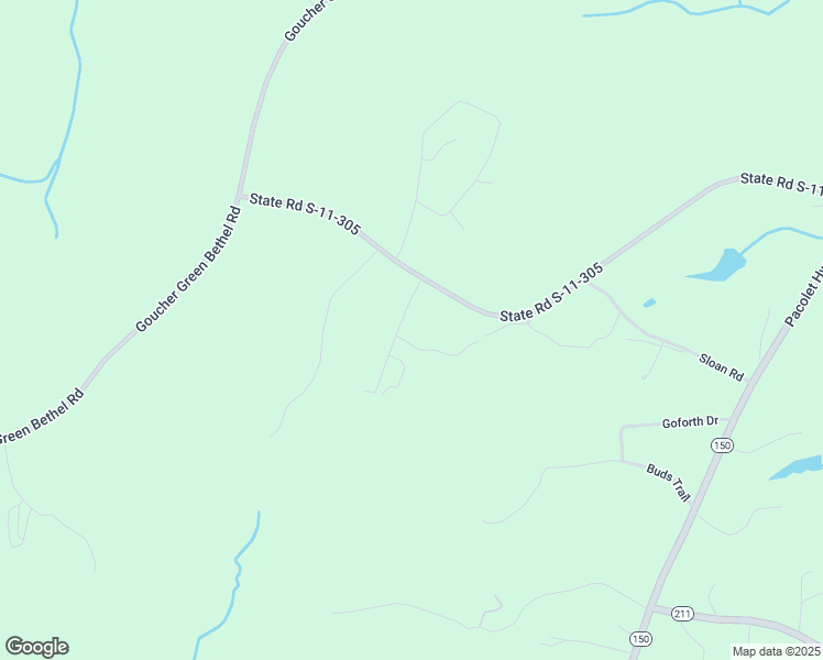 map of restaurants, bars, coffee shops, grocery stores, and more near 401 State Road S-11-305 in Gaffney