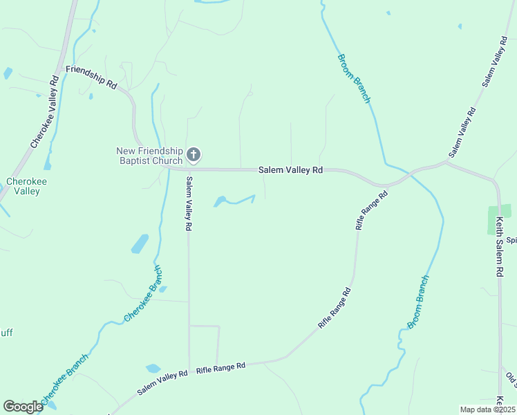 map of restaurants, bars, coffee shops, grocery stores, and more near 4046 Salem Valley Road in Ringgold