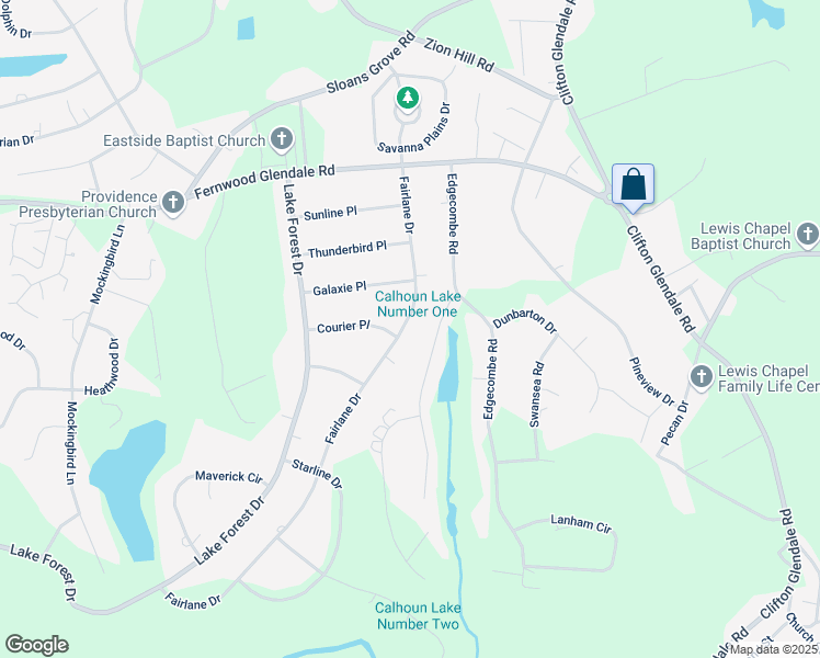 map of restaurants, bars, coffee shops, grocery stores, and more near 354 Fairlane Drive in Spartanburg