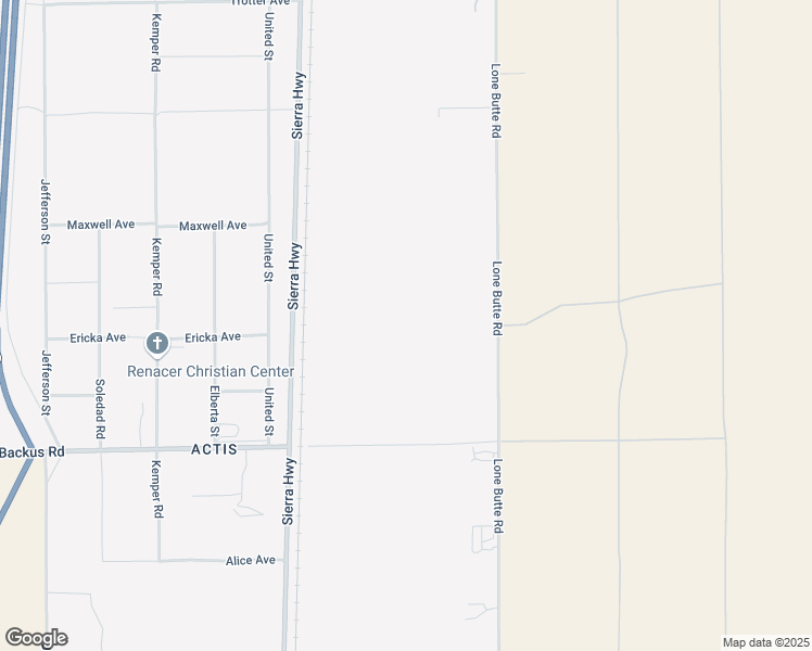 map of restaurants, bars, coffee shops, grocery stores, and more near Ericka Avenue in Mojave