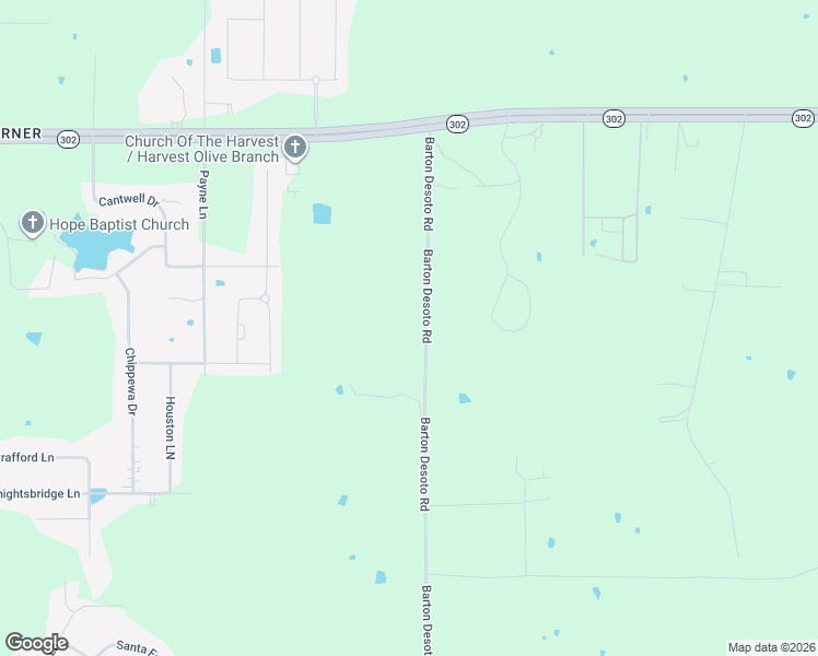 map of restaurants, bars, coffee shops, grocery stores, and more near 6525 Barton Desoto Road in Olive Branch