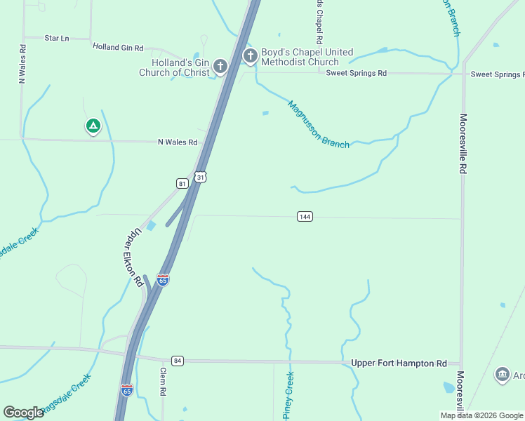 map of restaurants, bars, coffee shops, grocery stores, and more near 24309 Hardiman Lane in Elkmont