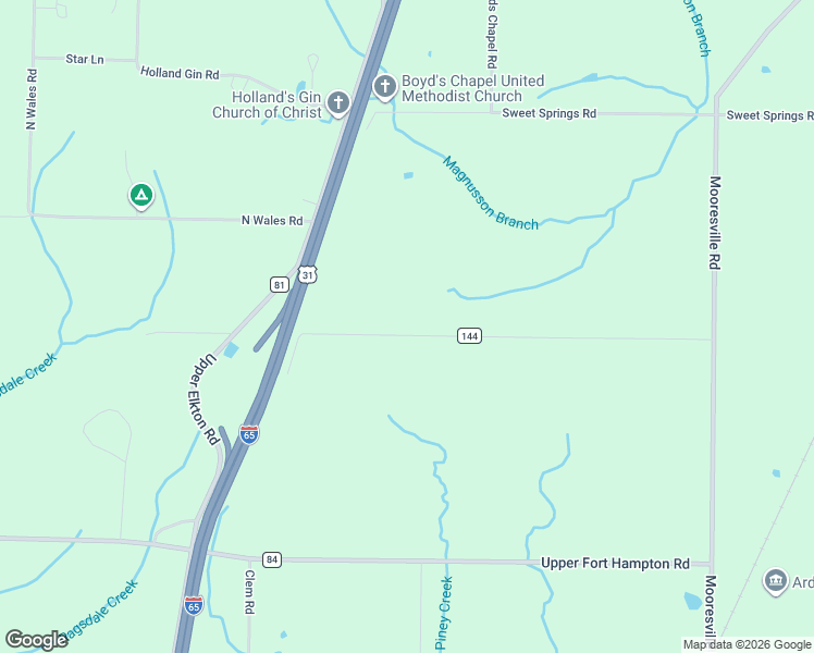 map of restaurants, bars, coffee shops, grocery stores, and more near 24309 Hardiman Lane in Elkmont