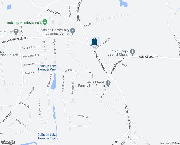 map of restaurants, bars, coffee shops, grocery stores, and more near 2027 Pineview Drive in Spartanburg