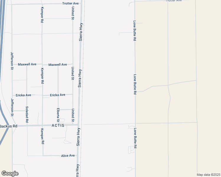 map of restaurants, bars, coffee shops, grocery stores, and more near Ericka Avenue in Mojave